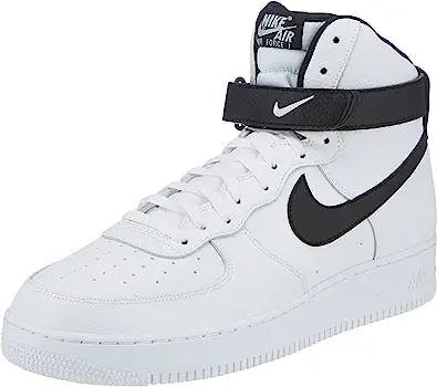 Nike Men's AIR Force 1 '07 Basketball Shoes (7.5) White/Black