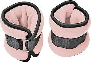 Jessica Simpson 2 Pack 2 lb Ankle Weights - Pink