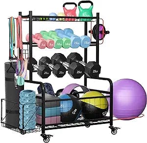 Get swole and organized with this Weight Rack for Dumbbells, Dumbbell Rack 