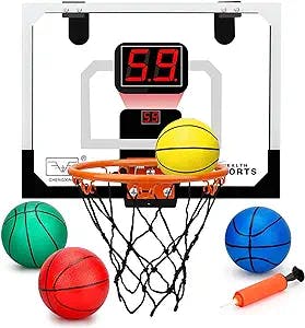 Get Your Dunk On With The Indoor Mini Basketball Hoop Set!