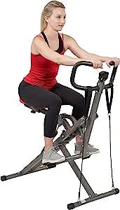 Sunny Health & Fitness Row-N-Ride PRO™ Squat Assist Trainer, 300 LB. Capacity - SF-A020052