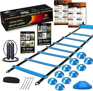 Get Your Game On with HLYWEI Speed Agility Training Set!