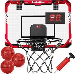 Get Your Slam Dunk On with BELLOCHIDDO Basketball Hoop Indoor!