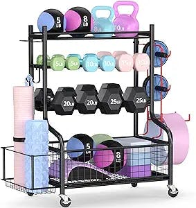 Introducing the PLKOW Dumbbell Rack: The Ultimate Storage Solution for Your