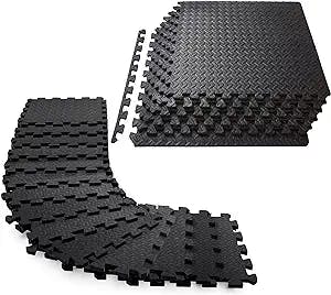 Get Fit with Febyyer's Foam Floor Mat - Protect Your Joints and Your Floors