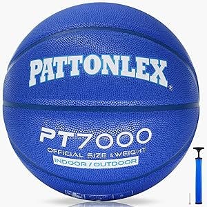 PATTONLEX Basketball 29.5 Outdoor Indoor Composite Leather Basketballs Official Size 7 for Men