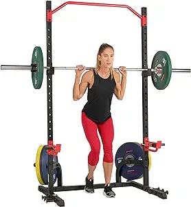 Coach Slam's Review of the Sunny Health & Fitness Power Zone Squat Stand Po
