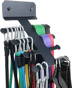 Get Your Home Gym Organized with the Resistance Band Rack Band Storage Hang