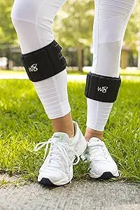 W8FIT Adjustable Ankle Leg Weights (up to 2.5 lbs per Ankle)